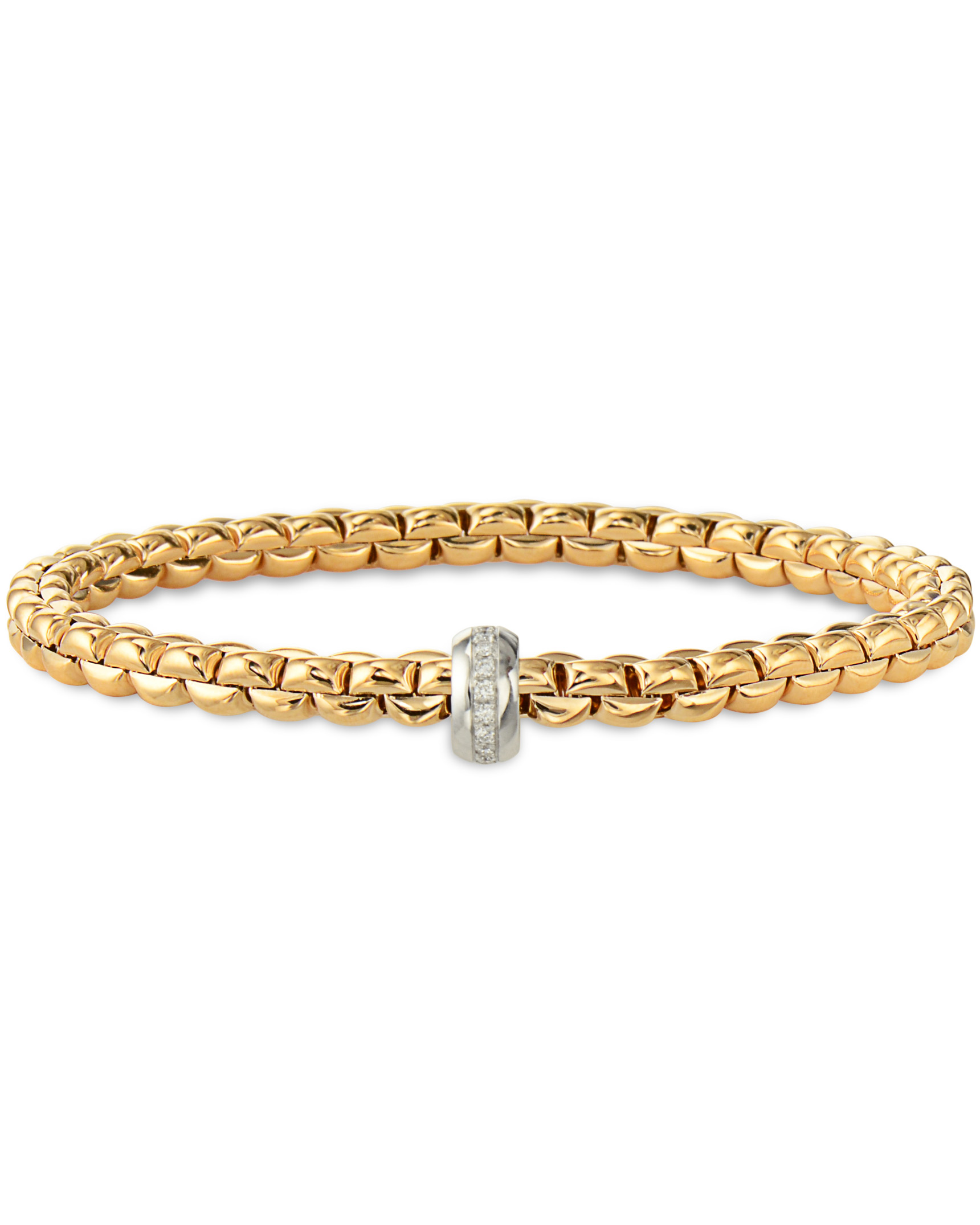 Rose Gold Flex’it Eka Bracelet by Fope