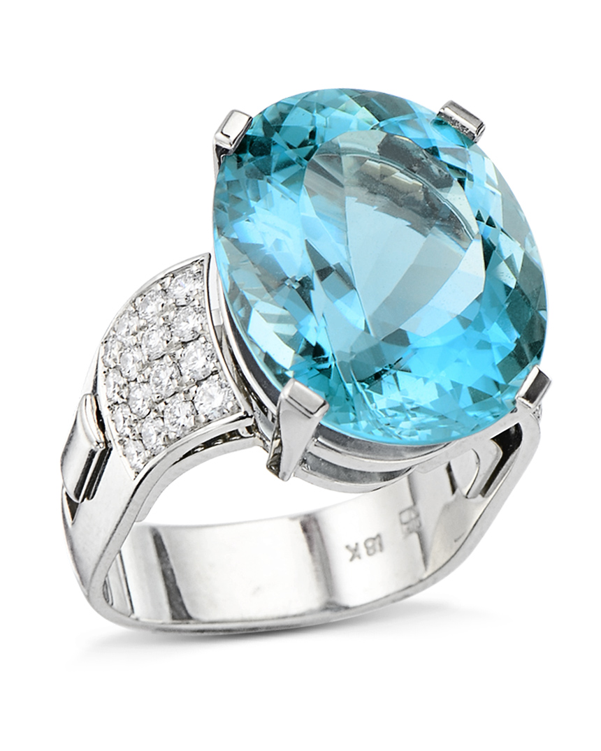 Santa Maria Aquamarine Statement Ring